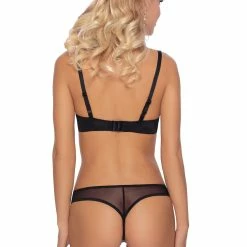 Beautiful Push-up Bra, Lace Embroidery, Flowers -EVA’s  INTIMATES Shop push up bra in contrasting embroidery ro florence bh 5B45D 5Bfullsize5D