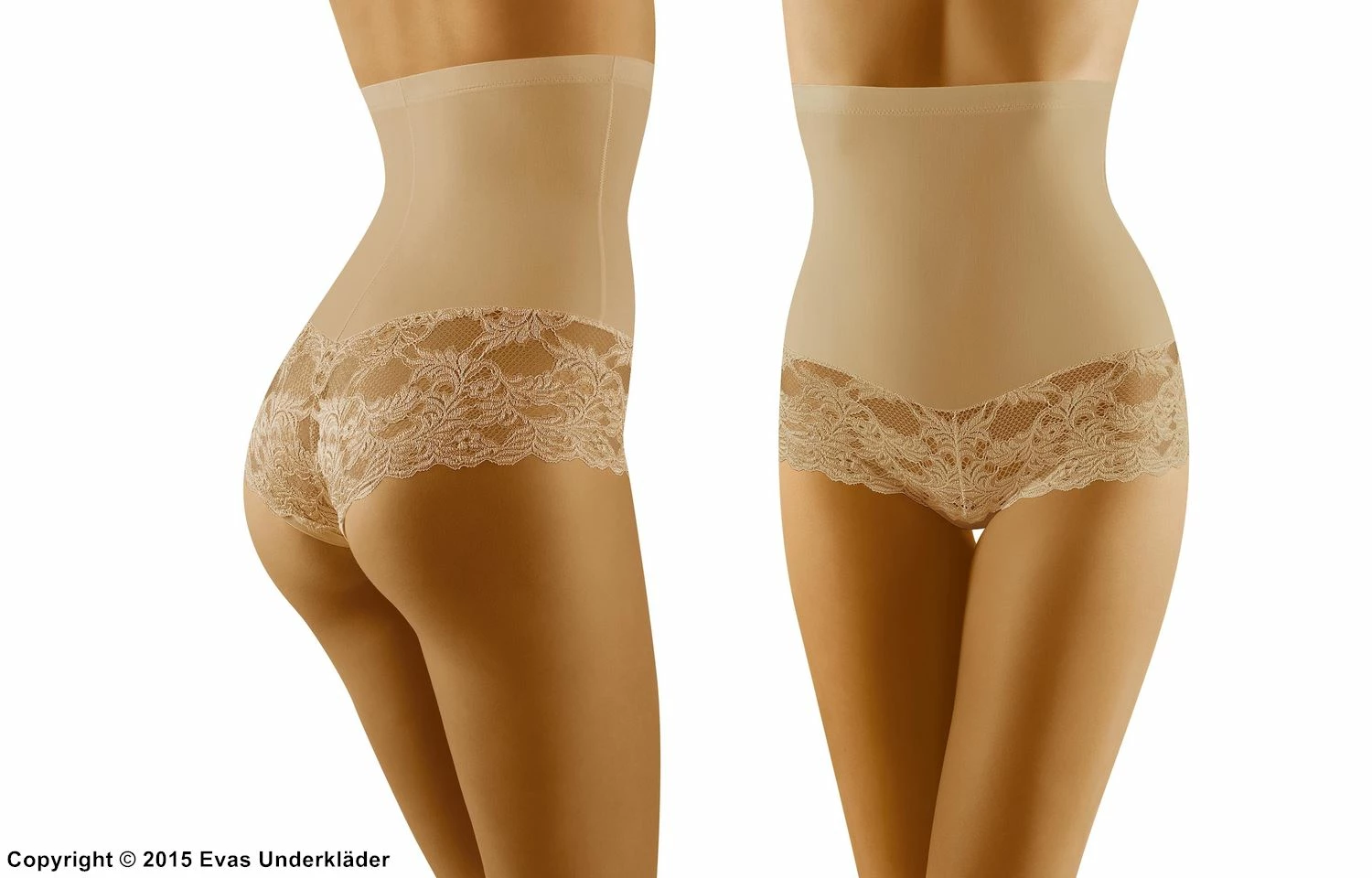 Shaping Panties, Lace Inlay, Very High Waist 5 Shaping Panties, Lace Inlay, Very High Waist - Image 5