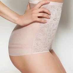Shapewear Maxi Briefs, Belly And Hips Control, Flowers