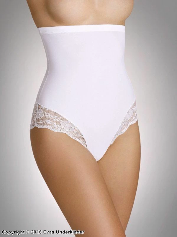 Shapewear Panty Cincher, Lace Edge, Waist And Belly Control 2 Shapewear Panty Cincher, Lace Edge, Waist And Belly Control - Image 2