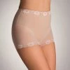 Boxer Shorts, Lace Trim, Sheer Inlays, Belly Control