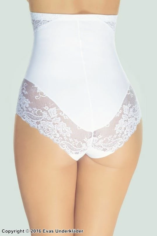 Shapewear Panty Cincher, Lace Inlays, Waist And Belly Control 3 Shapewear Panty Cincher, Lace Inlays, Waist And Belly Control - Image 3