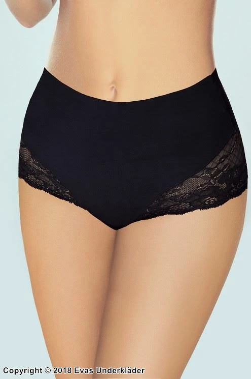 Beautiful Maxi Briefs, Lace Panel, Light Shaping Effect 4 Beautiful Maxi Briefs, Lace Panel, Light Shaping Effect - Image 4