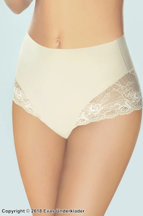 Beautiful Maxi Briefs, Lace Panel, Light Shaping Effect 6 Beautiful Maxi Briefs, Lace Panel, Light Shaping Effect - Image 6