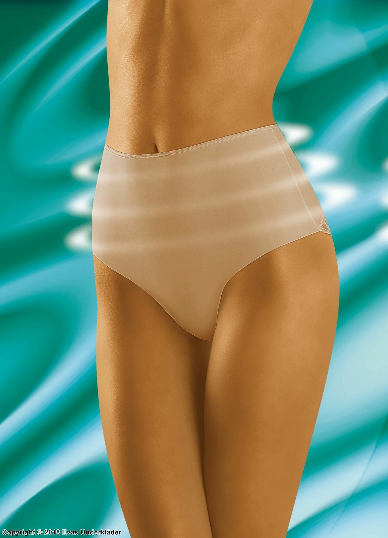 Beautiful Shaping Panties, High Waist, Lace Inlay, Plus Size 2 Beautiful Shaping Panties, High Waist, Lace Inlay, Plus Size - Image 2