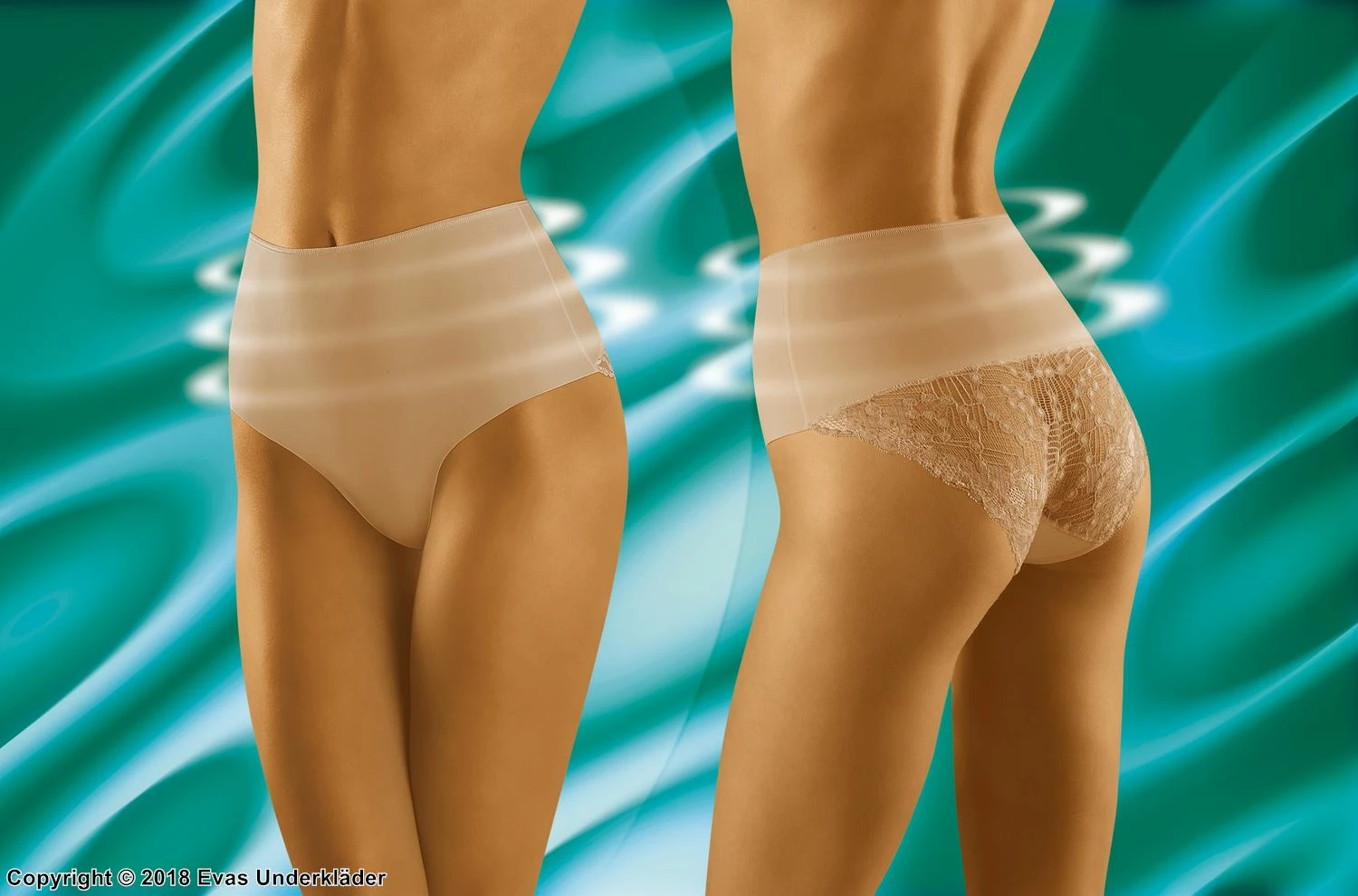 Beautiful Shaping Panties, High Waist, Lace Inlay, Plus Size 3 Beautiful Shaping Panties, High Waist, Lace Inlay, Plus Size - Image 3