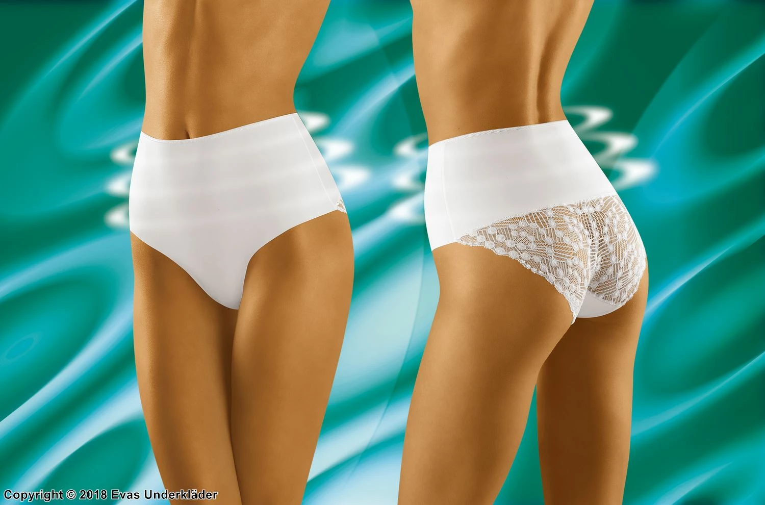 Beautiful Shaping Panties, High Waist, Lace Inlay, Plus Size 5 Beautiful Shaping Panties, High Waist, Lace Inlay, Plus Size - Image 5