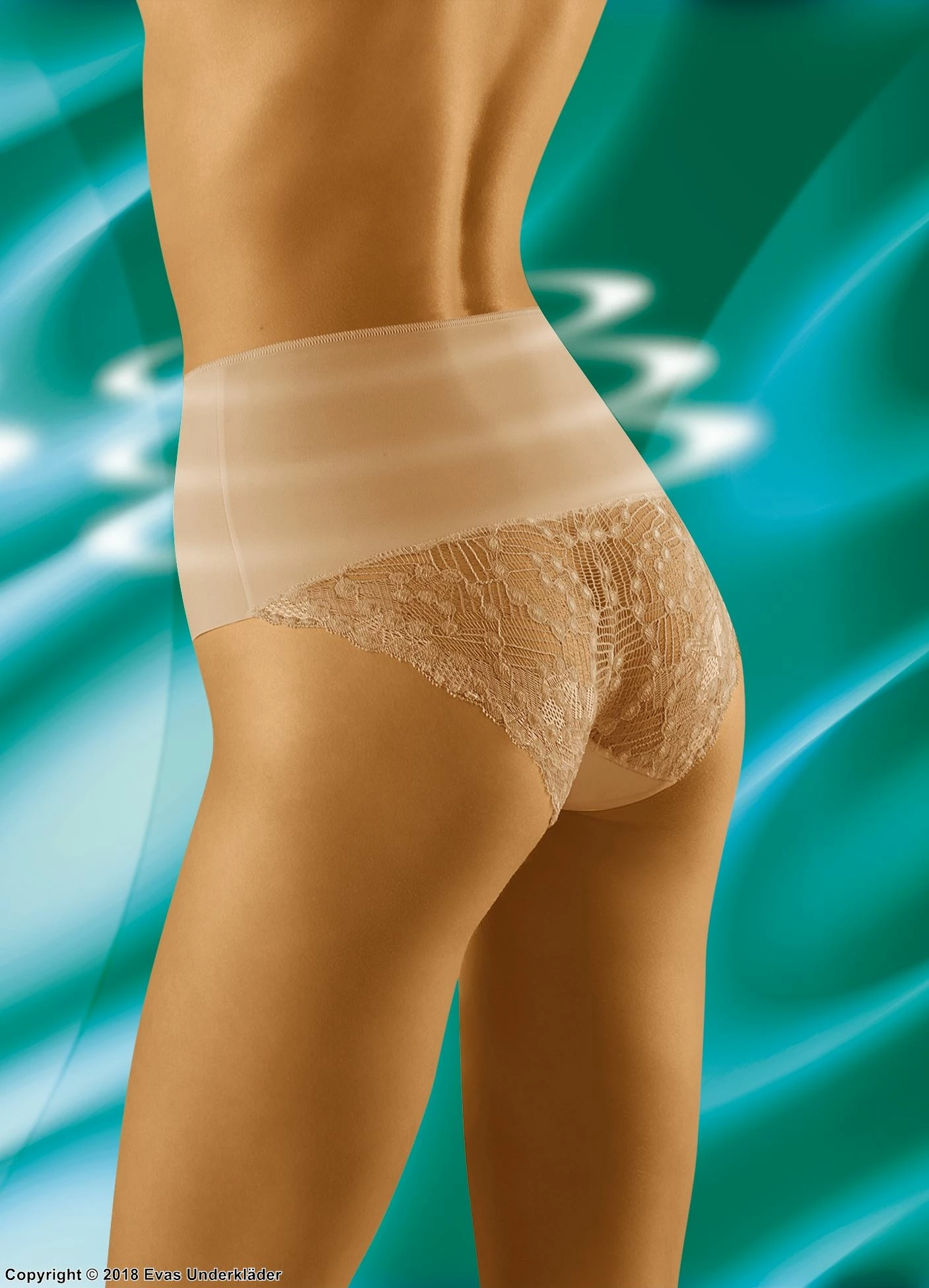 Beautiful Shaping Panties, High Waist, Lace Inlay, Plus Size 1 Beautiful Shaping Panties, High Waist, Lace Inlay, Plus Size