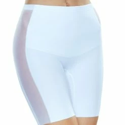 Bike Shorts, Mesh Inlay, Belly And Thigh Control, Invisible Under Clothes