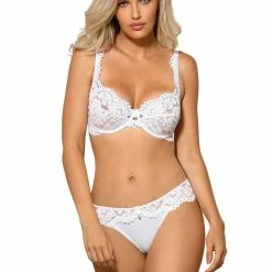 Soft Cup Bra, Luxurious Lace, Small Rhinestones -EVA’s  INTIMATES Shop soft bra 100 ro newia soft 5B15D 5Bfullsize5D