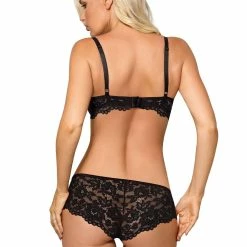 Soft Cup Bra, Luxurious Lace, Small Rhinestones -EVA’s  INTIMATES Shop soft bra 100 ro newia soft 5B45D 5Bfullsize5D