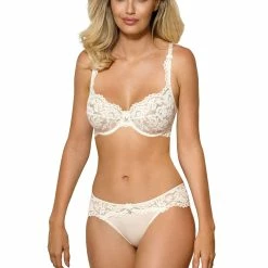 Soft Cup Bra, Luxurious Lace, Small Rhinestones -EVA’s  INTIMATES Shop soft bra 100 ro newia soft 5B55D 5Bfullsize5D