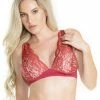Soft Bra, Stretch Lace, Triangle Cups