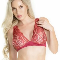 Soft Bra, Stretch Lace, Triangle Cups