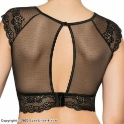 Crop Top, Sheer Mesh, Floral Lace, Small Dots 17 Crop Top, Sheer Mesh, Floral Lace, Small Dots -EVA’s INTIMATES Shop soft bra 98 ro ellba top 5B85D 5Bfullsize5D