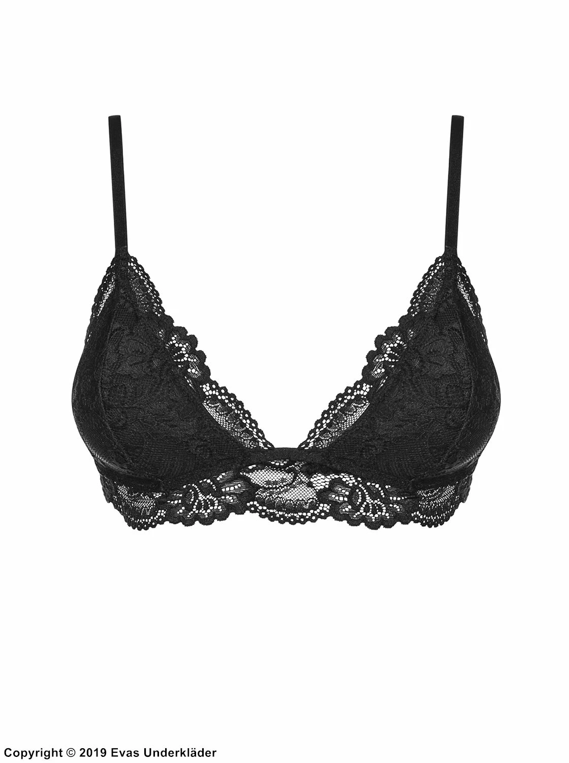 Seductive Bralette, Lace, Triangle Cups 7 Seductive Bralette, Lace, Triangle Cups - Image 7