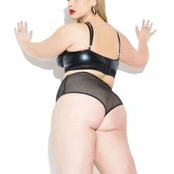 Bralette, Wet Look, Small Fishnet -EVA’s  INTIMATES Shop special bra 176 ce 20212 5B65D 5Bfullsize5D