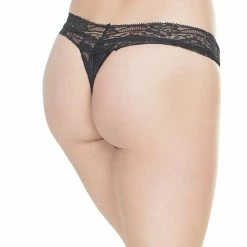 Romantic Thong, Stretch Lace, Open Crotch, Plus Size -EVA’s  INTIMATES Shop thong 1991 ce 138 5B75D 5Bfullsize5D