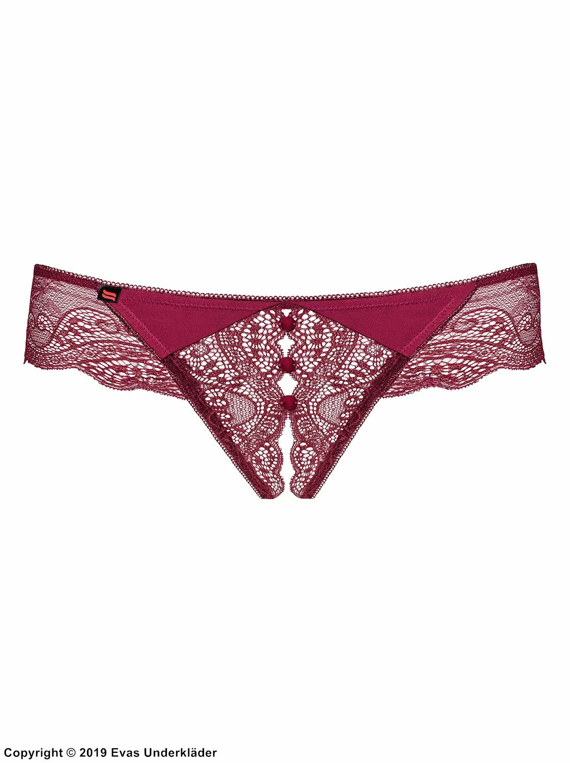 Sexy Thong, Soft Lace, Open Crotch 3 Sexy Thong, Soft Lace, Open Crotch - Image 3