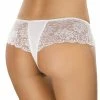 Romantic Thong, Lace Overlay, Flowers