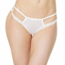 Seductive Thong, Sheer Mesh, Lace Edge, Double Straps, Plus Size -EVA’s  INTIMATES Shop thong 2885 ce 375 5B45D 5Bfullsize5D