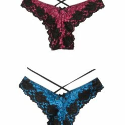 Beautiful Thong, Floral Lace, Crossing Straps -EVA’s  INTIMATES Shop thong 2886 ce 376 5B65D 5Bfullsize5D