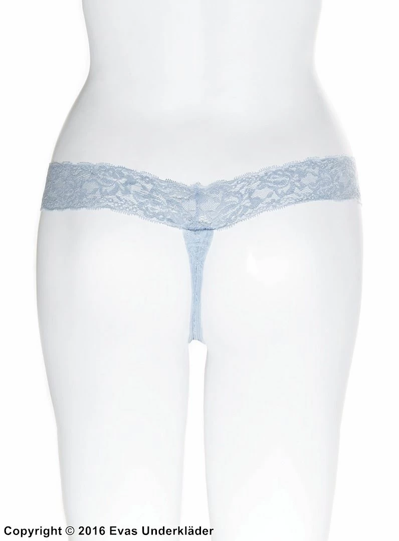 Thong, Stretch Lace 3 Thong, Stretch Lace - Image 3