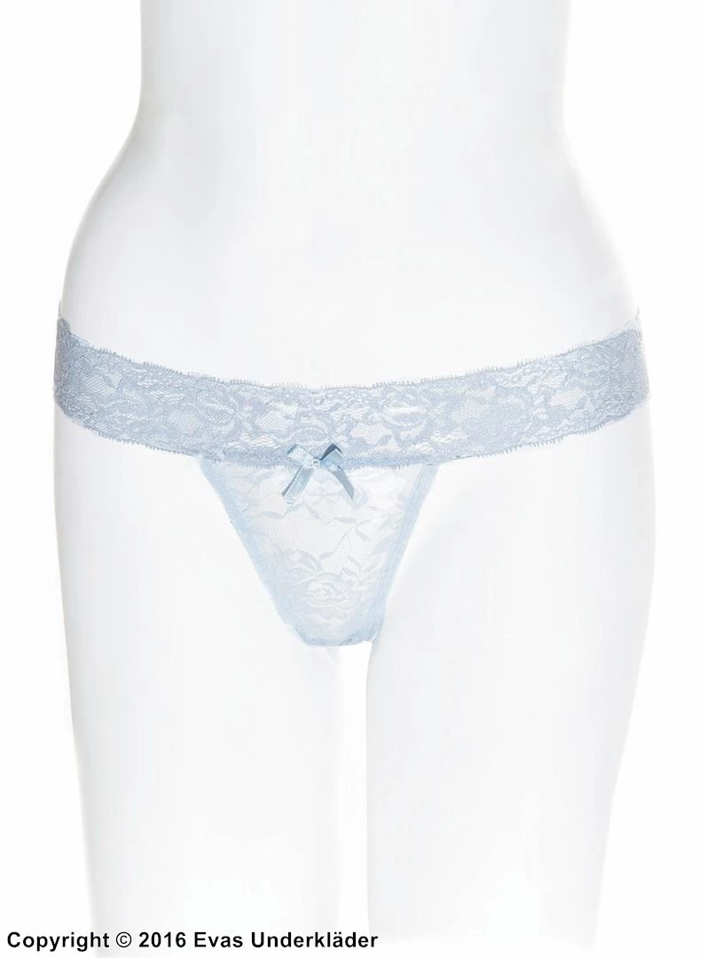 Thong, Stretch Lace 4 Thong, Stretch Lace - Image 4