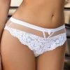 Romantic Thong, Sheer Mesh, Floral Lace
