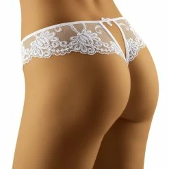 Thong, High Quality, Embroidery, Elegant Pattern -EVA’s  INTIMATES Shop thong panty with embroidered mesh wo sartarella 5B35D 5Bfullsize5D