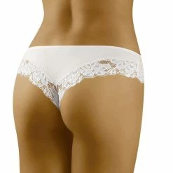 Elegant Panties, Lace Overlay -EVA’s  INTIMATES Shop thong panty with lace waistband 7 wo karioka 5B55D 5Bfullsize5D