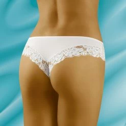 Elegant Panties, Lace Overlay -EVA’s  INTIMATES Shop thong panty with lace waistband 7 wo karioka 5B75D 5Bfullsize5D